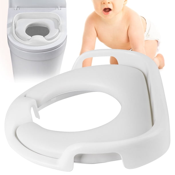 Asiento De Entrenamiento Para Ir Al Baño, Asiento De Inodoro Universal Ergonómico Antisalpicaduras De Orina Suave Para Niños Con Mango Antideslizante, Material PP De