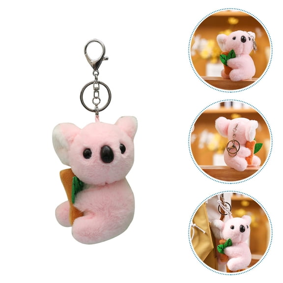 HONITANO Keychain 1Pcs Pink PP Cotton Stuffed Toy for Lovers and Friends