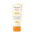 thumbnail image 1 of Aveeno Protect + Hydrate Moisturizing Sunscreen Lotion with Broad Spectrum SPF 50 & Moisturizing Prebiotic Oat, Weightless, Paraben-Free, Oil-Free & Oxybenzone-Free, 1 of 5