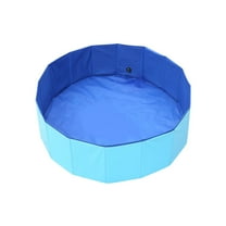 GASTROPOD Dog Pool,Foldable Pet Bathing Tub for Large Dogs,Portable PVC Dog Pool,Cat Bath,Multipurpose Pet Pool for Bathing and Cooling,Blue