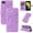 Purple, variant on Flip Case For FOXDOCK iPhone 7 Card Slots and Kickstand Function Skin Feel Leather