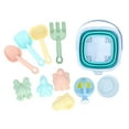 thumbnail image 2 of Juego De Juguetes De Playa Cubo De Plegable De 11 Piezas Con Palas Y Moldes Para Niños Juguetes De Plegables Y Livianos Para Actividades Al Aire Libre En La Playa, Piscina,, 2 of 7