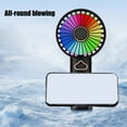 thumbnail image 4 of ChicYu Light Handheld Mini Fan Rechargeable Battery Operated Portable Fan Included Carrying Portable Mini Fan Adjustable USB Rechargeable Fans, 4 of 5