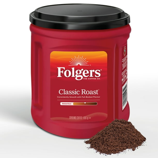 Folgers Classic Medium Roast Ground Coffee 816 g, 861g - Walmart.ca