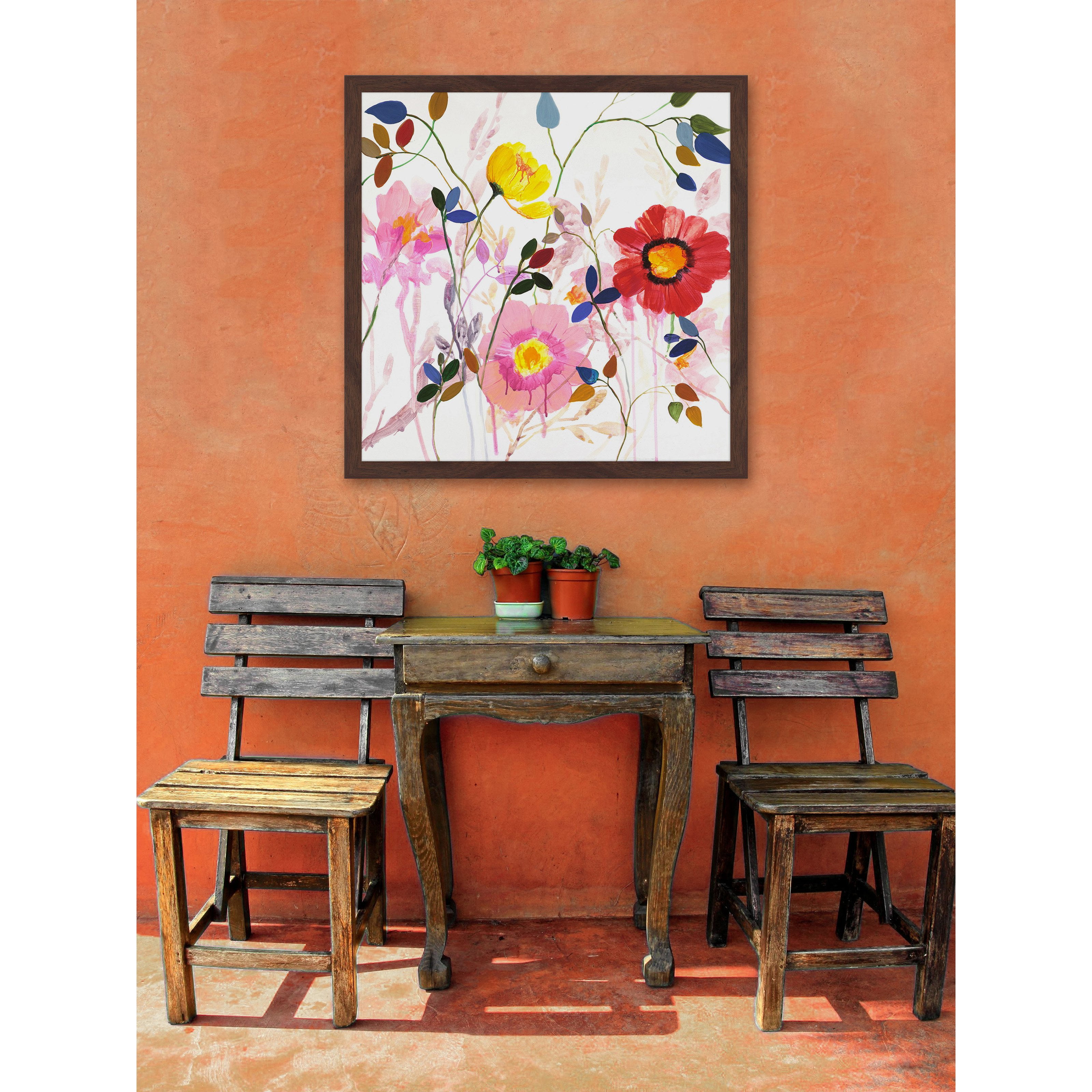 "Woodland Garden" Framed Painting Print