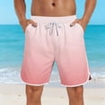 thumbnail image 2 of LMOIPLI Men's Swim Trunks with Mesh Liner Quick Dry Bathing Suits Beach Vacation Swimsuit Board Shorts with Pocket Red XXL, 2 of 7
