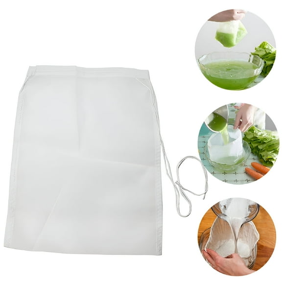 ACDANC Kava Strainer Bag,Fine Mesh Nylon With Drawstring Closure,Heavy Duty Reusable For Safe Multi-purpose Use In Your Kitchen