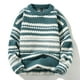 thumbnail image 1 of Suéter de cuello redondo torcido de otoño e invierno para hombres, camisa informal holgada de punto para jóvenes japonesa, 1 of 5