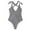 Black, variant on asdoklhq Plus Size Swimsuits for Women, Women's One Piece Striped Print Sleeveless Women's Swimsuit