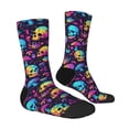 thumbnail image 4 of Yiaed mushroom Skull star Print Great elasticity Crew Socks Sports socks for Men and Women, 4 of 5