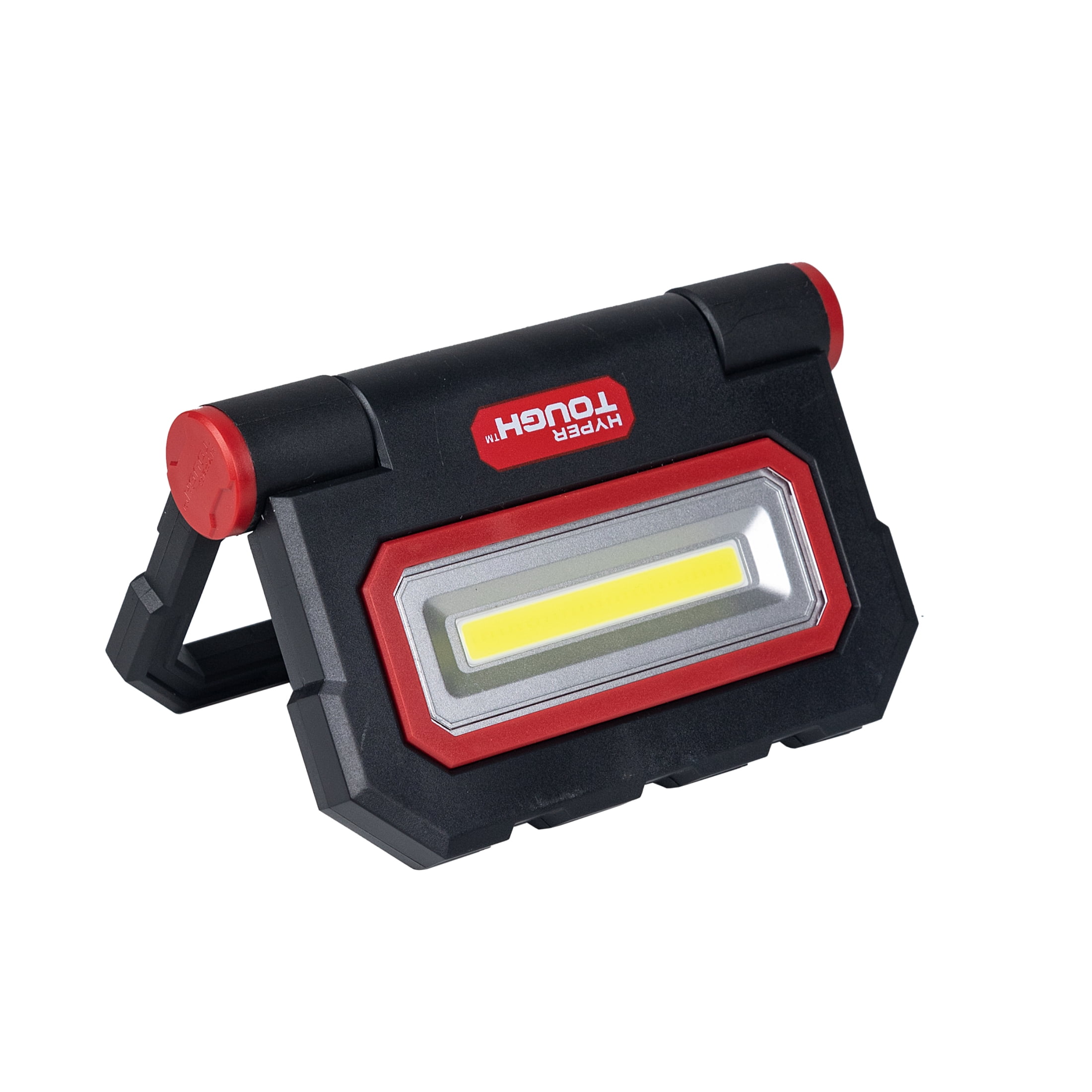 Hyper Tough 500 Lumens LED Area Work Light with Pivoting Stand, Magnetic Back, 3 AA Power