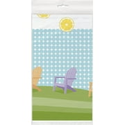 Various Unique Cute Creative Sunshine Summer Time 84" Tablecloth, Multi-color
