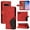 Red, variant on Case for Samsung Galaxy S10 Leather Wallet Book Flip Folio Stand View Cover - Blue