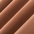 thumbnail image 4 of Sun Zero Channing Grid Texture Draft Shield Fleece Insulated 100% Blackout Grommet Curtain Panel, 50X84, Terracotta, 4 of 10
