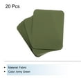 thumbnail image 3 of Uxcell Fabric Patch Iron-on Patches 4.1"x3.0" for Clothes , Pants, Bags Repairing and Decoration Pack of 20 Army Green, 3 of 7