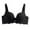 Black, variant on LLYWEY Daisy Bra Clearance Running Sports Bras Women Ladies Cut-Out Bra Style-1420 Women's Plus Padded Bra Feature Adult Female Sport Sports Bras Black 36B
