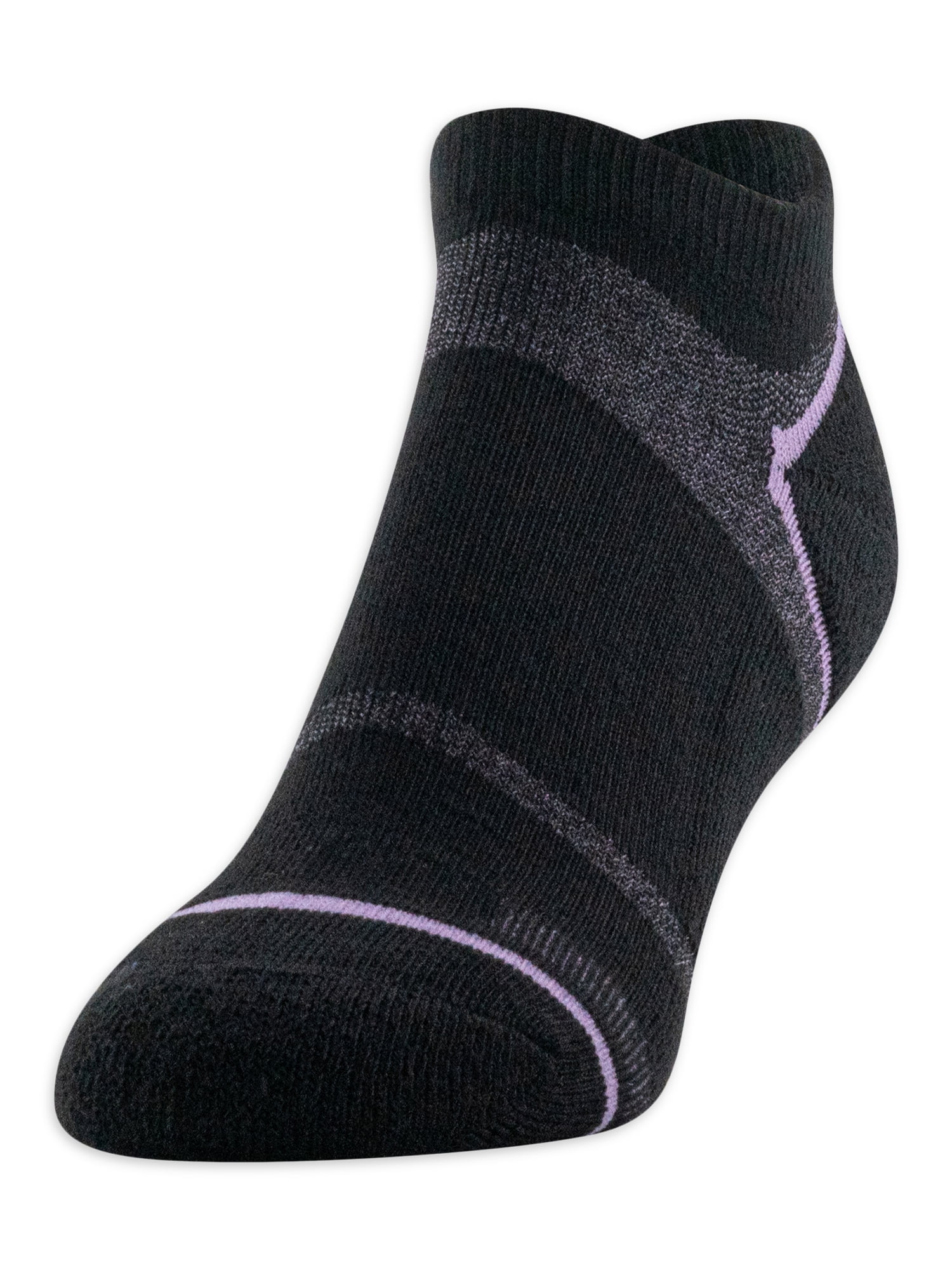 Peds Women's All Day Active No Show Half Cushion Socks, 6 Pairs