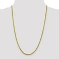 thumbnail image 2 of 14K Yellow Gold 2.50mm Semi-solid Diamond Cut Wheat Chain 16 Inch, 2 of 6