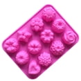 thumbnail image 1 of Molde de Silicona WDOplteas 12 Rejillas para Flores Postre Pastel Rosa, 1 of 8