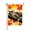 Color 3, variant on AMHNF Sleeping Cat On Autumn Leaves Linen Fall Winter Garden Flags for Outside 12x18 inch