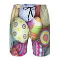 thumbnail image 4 of Kdxio Colorful Easter Eggs Pattern Mens Casual Shorts - Drawstring Summer Beach Sports Shorts for Men, 4 of 9