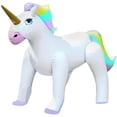 thumbnail image 3 of KOVOT Inflatable Unicorn Sprinkler - Fun Outdoor Water Toy for Kids Attaches to Garden Hose, 33 1/2" High, 3 of 5
