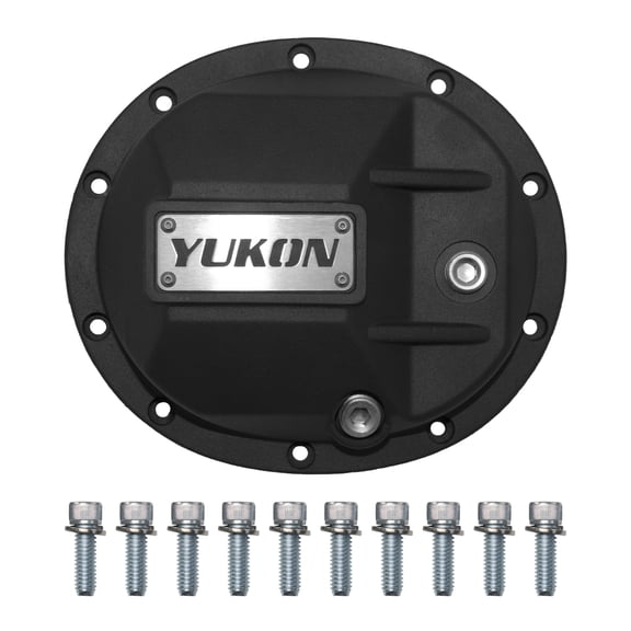 Yukon Gear and Axle Hardcore Diff Cover Compatible with Model 35 Differentials YHCC-M35