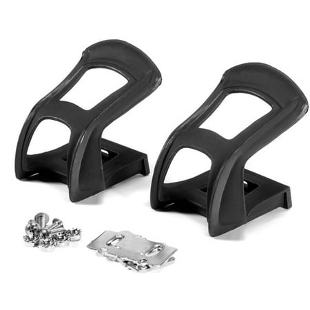 Wellgo MT-10 Mountain Bike Pedal Strapless Toe Clips (Best Toe Clip Pedals For Road Bike)