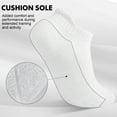thumbnail image 5 of Smilooen Athletic Ankle Mens Socks Cushioned Low Cut Socks for Men White Ankle Socks Value Pack 14 Pairs, 5 of 6