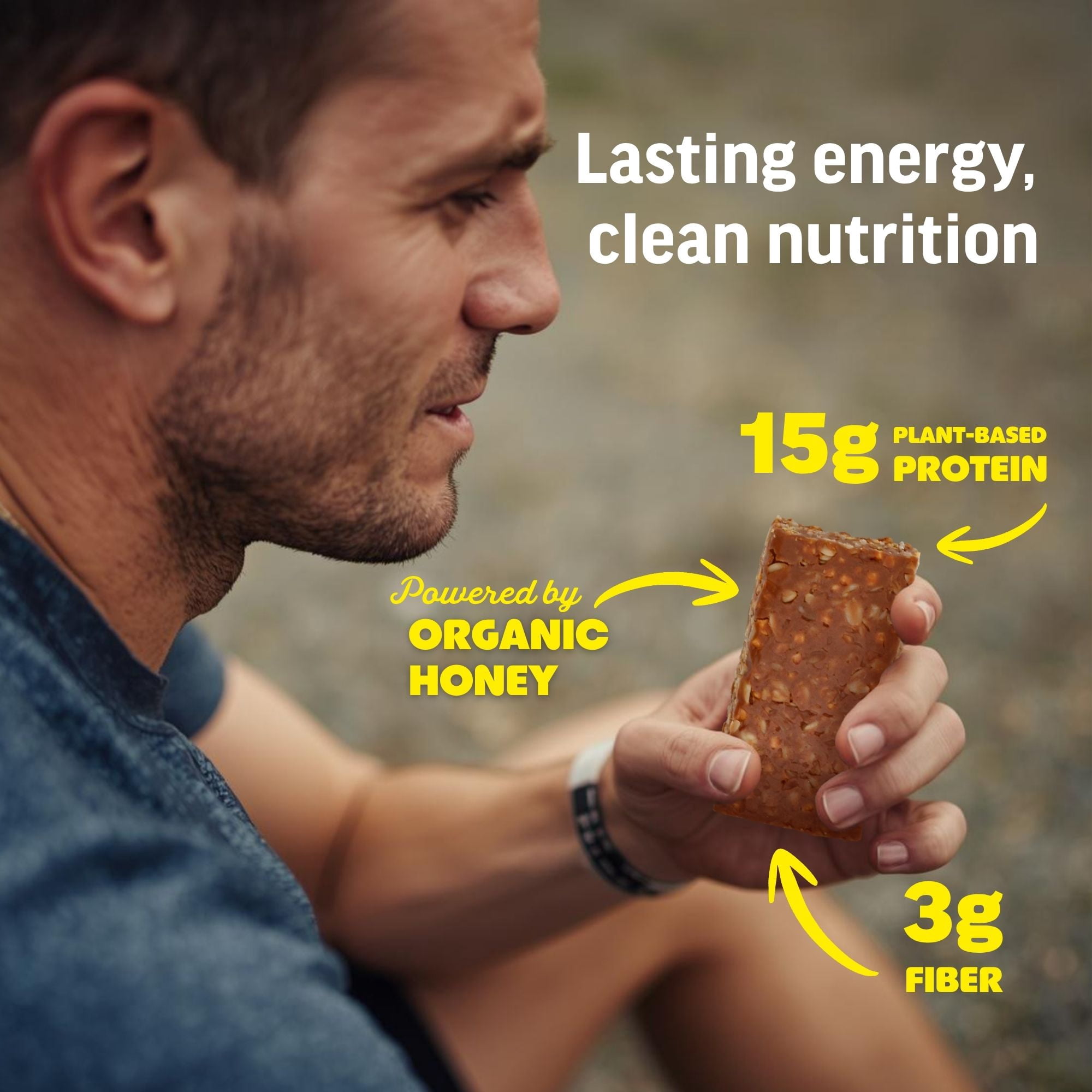 Kate’s Real Food Organic Granola Peanut Butter Cup Nut All Natural Energy Bars - Non GMO, Soy Free, Whole Grain, and Made with Gluten Free Oats - 12 count