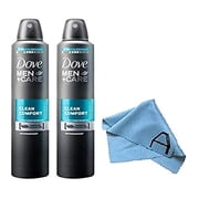 Dove Men Care Clean Comfort Spray Deodorant & Anti-Perspirant 150ML (2 Pack)