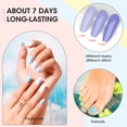 thumbnail image 6 of Nailshion Quick Air Dry Nail Polish Set, 16 Colors 10ML Macaron Nail Polish with Clear Base Top Coat and 35Pcs Remover Pads Spring Summer Regular Nail Lacquer Gift for Women Girls, 6 of 9