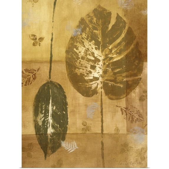 Great BIG Canvas | Rolled Lanie Loreth Poster Print entitled Shades of Gold II