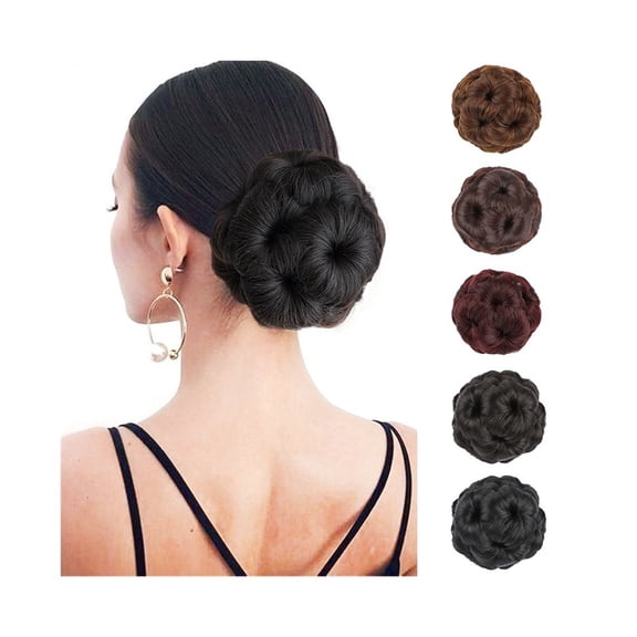Hair Buns Hair Pieces Synthetic Hair Chignon Extension Tress Claw In Ponytail Hairpiece