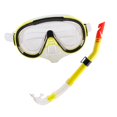 thumbnail image 4 of Conjunto de snorkel Colamx Gafas de natación Máscara de buceo Amarillo Claro, 4 of 8