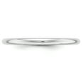 thumbnail image 4 of Primal Gold 10 Karat White Gold 2mm Half Round Band Size 10.5, 4 of 6
