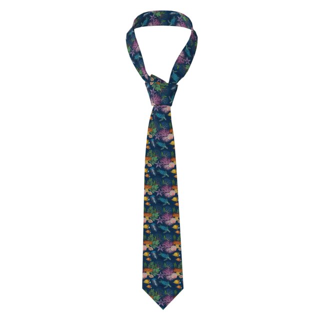 Balery Undersea Animals Corbata Clásica de Seda para Hombre, Corbata Tejida Jacquard, Corbatas Formales para Negocios y Bodas