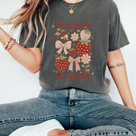 End of School Teacher Strawberry T-Shirt, Cute Last Day of School Tee, Summer Teacher Gift, Fun Teacher Appreciation Shirt