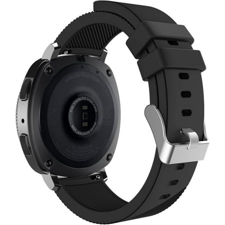 MoKo 20mm Universal Watch Band, Soft Silicone Adjustable Strap Fit Samsung Gear Sport/Galaxy