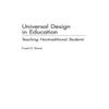 Universal Design in Education Teaching Nontraditional Students