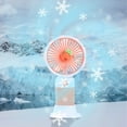 thumbnail image 6 of USB-Powered Handheld Fan | Portable Mini Foldable USB Desk Fan | Ultra-Quiet Rechargeable Personal Fan for Office Travel (3.15x2.36x5.91 in Orange)​, 6 of 6