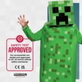 thumbnail image 2 of Disguise Costumes Creeper Costume Minecraft de Luxe, Vert, Moyen (7-8), 2 of 6