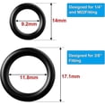 thumbnail image 2 of 50 Pieces Pressure Washer O-ring Seals Replacement For 1/4 Inch, 3/8 Inch, M22 Quick Connect Coupler (o Ring, 50 Pieces), 2 of 5