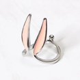 thumbnail image 2 of Anillos ajustables con Orejas de conejo para mujer, joyería de conejo rosa, anillos de apertura para chica, pareja de amantes, regalo de San Valentín, 2 of 4