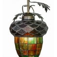 thumbnail image 3 of Meyda Tiffany 121872 Greenbriar Oak 7" Wide Mini Pendant - Copper, 3 of 7