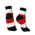 thumbnail image 2 of Women's Men's Flag Of The German Empire Lightweight Ventilation Quarter Ankle Socks, 2 of 7