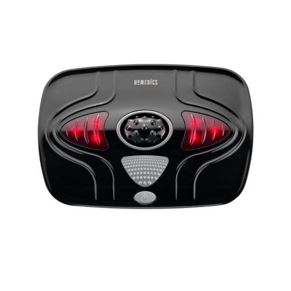 Homedics Vibration Foot Massager with Heat, Soothing Relief, FMV-400HJ-BK