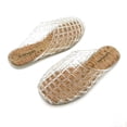 thumbnail image 4 of Women Jelly Sandals Breathable Mesh Flat Slippers Summer Slip-On Casual Beach Slippers for Outdoor Travel & Casual Wear, 4 of 9
