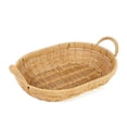 thumbnail image 2 of Fiudx Cesta de Ratán Sintético, Cesta de Picnic Ecológica, Gran Capacidad, Diseño Duradero y Resistente, Decoración Del Hogar, Multifuncional, Asa Portátil, Ideal para Frutas, Pan y Verduras, 1 Unida, 2 of 7