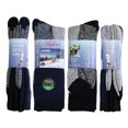 thumbnail image 2 of Falari 2 Pairs Merino Wool Socks Excellent for Cold Weather Temp 5-25°F Thermal Socks Black & Navy, 2 of 6
